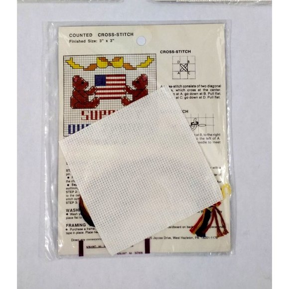 3 counted cross stitch kits - Stars-n-Stitches by Bucilla Gallery of Stitches - Picture 7 of 9